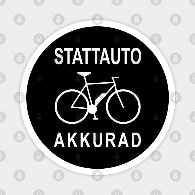 Stattauto Battery Bike Bicycle E-bike Magnet by DormIronDesigns